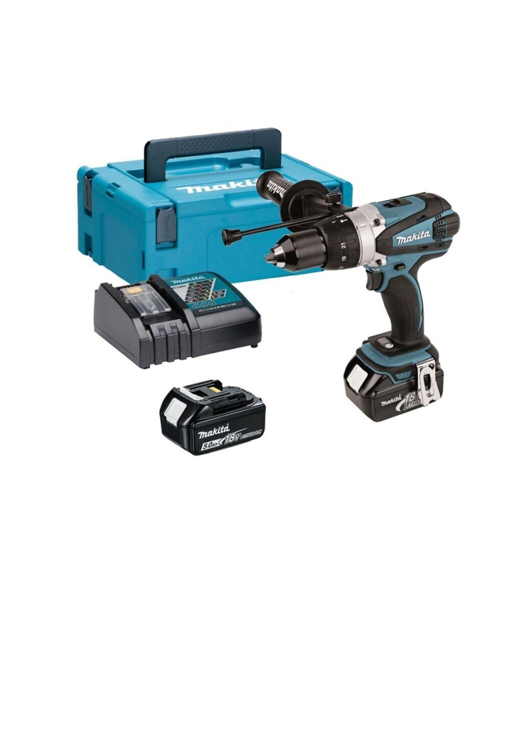 MAKITA WIERTARKO-WKRĘTARKA AKU. DHP458RTJ 2X5AH