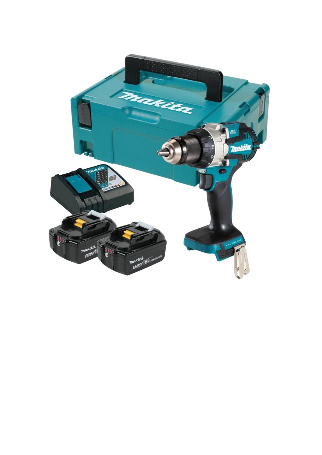 MAKITA WIERTARKO-WKRĘTARKA AKU. DDF489RTJ 2X5AH
